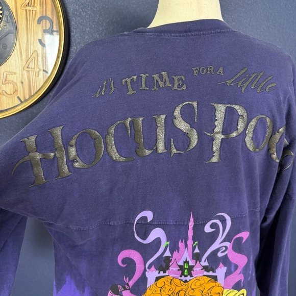 Disney Hocus Pocus Graphic Spirit Jersey Long Sleeve Tee | Purple | Size XL - Picture 5 of 8